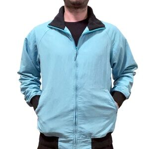 Outdoor Voices Men’s Scout Interstate Bomber Jacket Blue Size Medium